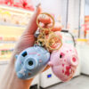 Wholesale Creative cartoon house cloud projection camera keychain pendant student bag hanging aessories doll machine small gift