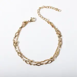 Cross Clamp Ball Rhombus / Bracelet 17+5cm