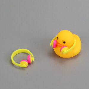 Headphone yellow powder