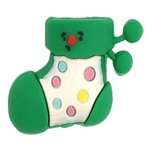 Christmas stockings [green] with silicone beads