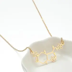 Molecular Necklace / Gold