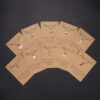 Wholesale Christmas Wish Painting Oil Paper Card Necklace