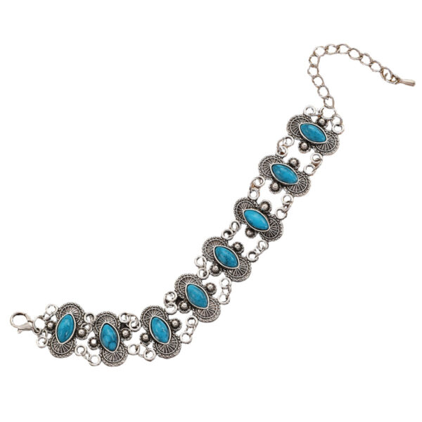 Wholesale Exotic Ethnic Style Metal Bracelet for Women, Retro Old Unique Personalized Hand Jewelry, Niche High-End Design Vintage Accessories