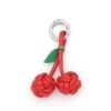Wholesale Exquisite PU cherry shoe hanging ball pendant keychain bag charm
