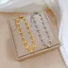 Wholesale PVD Coated Real Gold Plated Pig Nose Titanium Steel Casual Simple Style Waterproof Non Tarnish Titanium Steel Bracelets