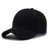 Wholesale Hat Women's Solid Color Light Plate Thickened Peaked Cap Outdoor Sun Hat Black White Maoqing Baseball Cap Spot