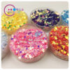 Wholesale 4mm five-pointed star pvc sequins nail art diy jewelry material stage festival quicksand mobile phone shell slime accessories