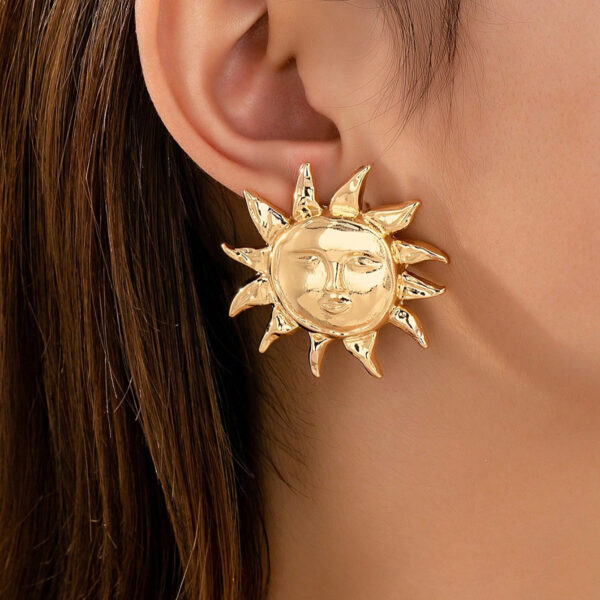 Wholesale Pearl Sun Starfish Coral Flower Earrings