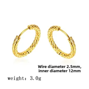 【XKE0067】Gypsophila Earrings / Gold