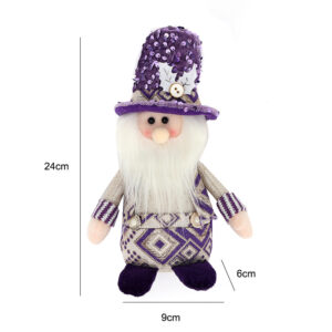 Purple standing doll old man