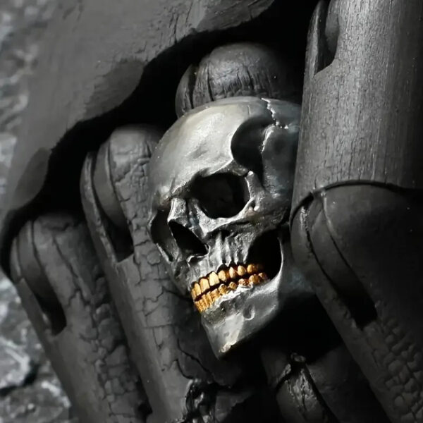 Wholesale 2024 foreign trade new old skull ring wholesale European and American retro punk style skull ring
