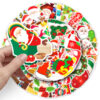 Wholesale 50pcs/pack Christmas graffiti personality cartoon holiday sticker waterproof