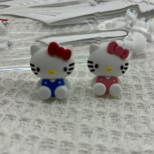 Wholesale Cross border hot sale new silicone creative beads kt cat beaded loose beads factory wholesale in stock