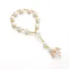 Simple Style Cross Imitation Pearl Wholesale Beaded Bracelets