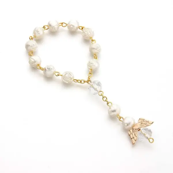 Simple Style Cross Imitation Pearl Wholesale Beaded Bracelets