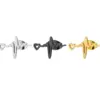 Wholesale PVD Coated 18K Gold Real Gold Plated Electrocardiogram 304 Stainless Steel Fashion Waterproof Non Tarnish Ear Studs