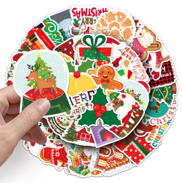 Wholesale 50PCS/PACK Christmas Graffiti Stickers
