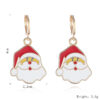 Wholesale Christmas Series EarringsCartoon Santa Claus Christmas Tree Earring