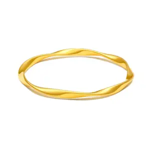Mobius Bracelet 18K Golden-Inner Diameter 60mm