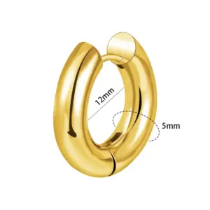 5.0 * 12mm Gold (Single)