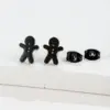 Wholesale PVD Coated 18K Gold Real Gold Plated Geometric 304 Stainless Steel Simple Style Classic Style Waterproof Non Tarnish Ear Studs