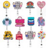 Wholesale Acrylic DIY Patch Telescopic Badge Clip