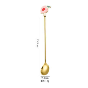 Peach spoon-gold