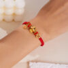 Wholesale 2025 Year of the Snake, Year of the Life, Red Rope for Fortune, Nafu Handmade Woven Bracelet for Women