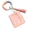 oly-cb3ce0dc01aa95e7feb42dc697631d13 Wholesale Style Silicone Bead Bracelet Card Case pu Tassel Women Wallet Keychain Food Grade Silicone Bead Bracelet