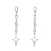 oly-cb4094b23e8c852e4e095281d9388184 Wholesale Spiny Mang Star Earrings Gothic Punk op Earrings Cute Alternative Hanging Ear Buckle Earrings
