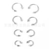 Wholesale Stainless steel nose ring C- shaped horseshoe ring horseshoe rod nose nail human body piercing tattoo jewelry Europe and America Amazon cross-border