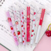 Wholesale Cute and sweet strawberry click gel pen