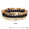 Fashion Round Natural Stone Beaded Bracelets