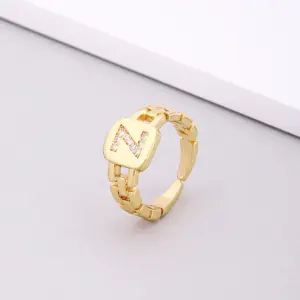 Z Letters Ring / Adjustable Opening