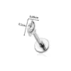 Wholesale Fashionable Geometric Stainless Steel Zircon Screw Ear Bone Studs Style Lip Studs Piercing Jewelry For Women