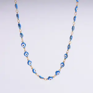 Necklace [Sky Blue] / Single Necklace 45 5cm
