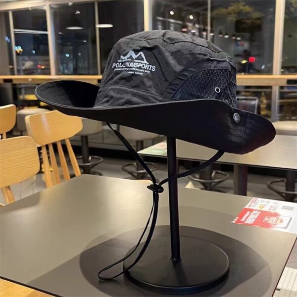 Wholesale Mountain Sun Hat for Men and Women Hiking and Camping Style Fisherman Hat Outdoor Fishing Anti-Uv Western Cowboy Hat