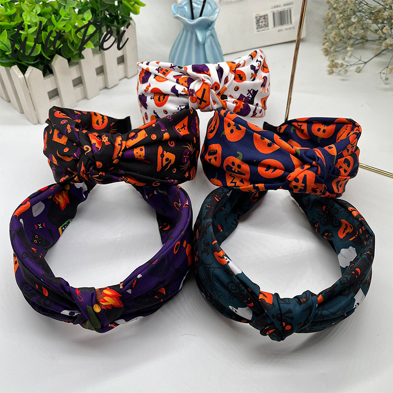 Wholesale funny knotted satin headband