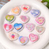 Wholesale Cartoon landscape double-sided printed heart vertical beaded