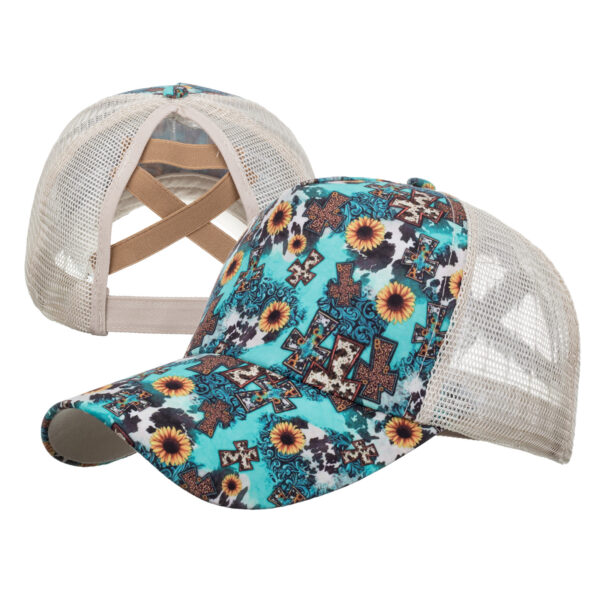 oly-cb82502fe691b15f3bceb12db3f3768c Wholesale Cross-border AliExpress Amazon ebay New Cross Bar Cross net cap baseball cap sun hat B1023
