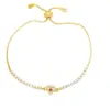 Wholesale Fashion Copper Heart Shape Bracelet Zircon Copper Bracelets