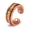 Wholesale Vintage Style Geometric Magnetic Material Copper Rings Bracelets