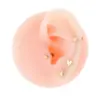 1 Piece Ear Cartilage Rings & Studs IG Style French Style Simple Style Triangle Heart Shape 316L Stainless Steel Waterproof Non Tarnish Surgical Steel