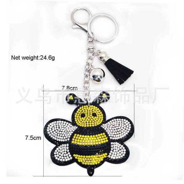 oly-cbb19199cc73ff13e58bc746efb9f5ca Wholesale Cute rhinestone bee keychain