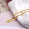 Wholesale Simple Style Flower Titanium Steel Plating 18k Gold Plated Women's Anklet