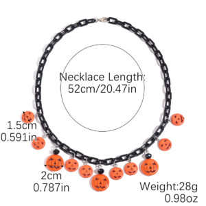 N2507-5 orange pumpkin head