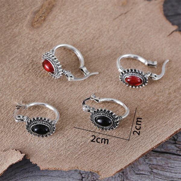 Wholesale Vintage Turquoise Earrings Pomicia Oval Drop Earrings