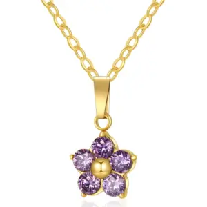 Gold Purple Zircon
