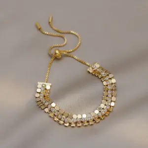 6# Bracelet--Gold Sequins