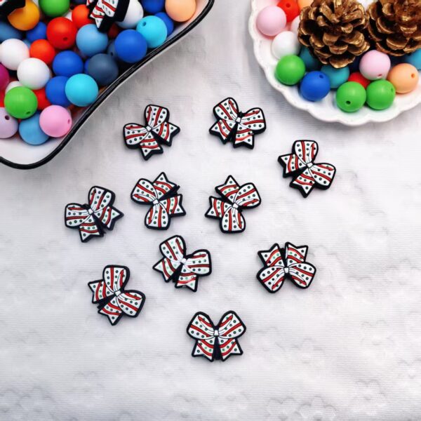 oly-cbc85a4bfc1f617cfa466717f9056fba Wholesale 2D Christmas Cartoon Focus Beads DIY Silicone Beads